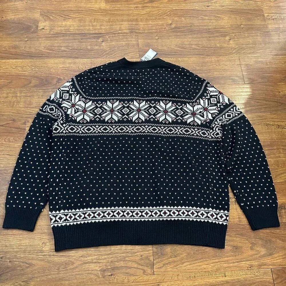 NWT Polo Ralph Lauren Snowflake Cotton-Cashmere Cardigan 3XLT